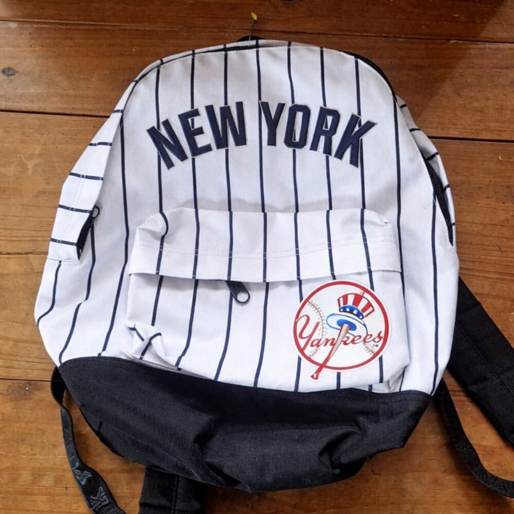 New York Yankees Kids Backpack MLB Baseball Stadium Giveaway Pinstripe Bag